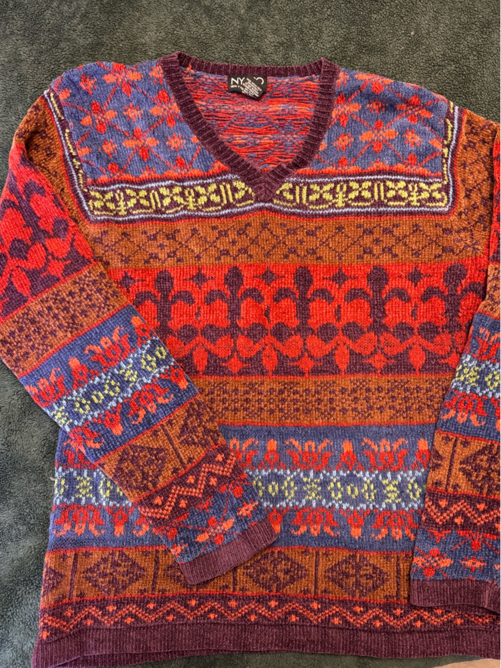 Vintage V-Neck Sweater